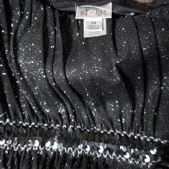 Black glittery party dress - Picture 4 of 4
